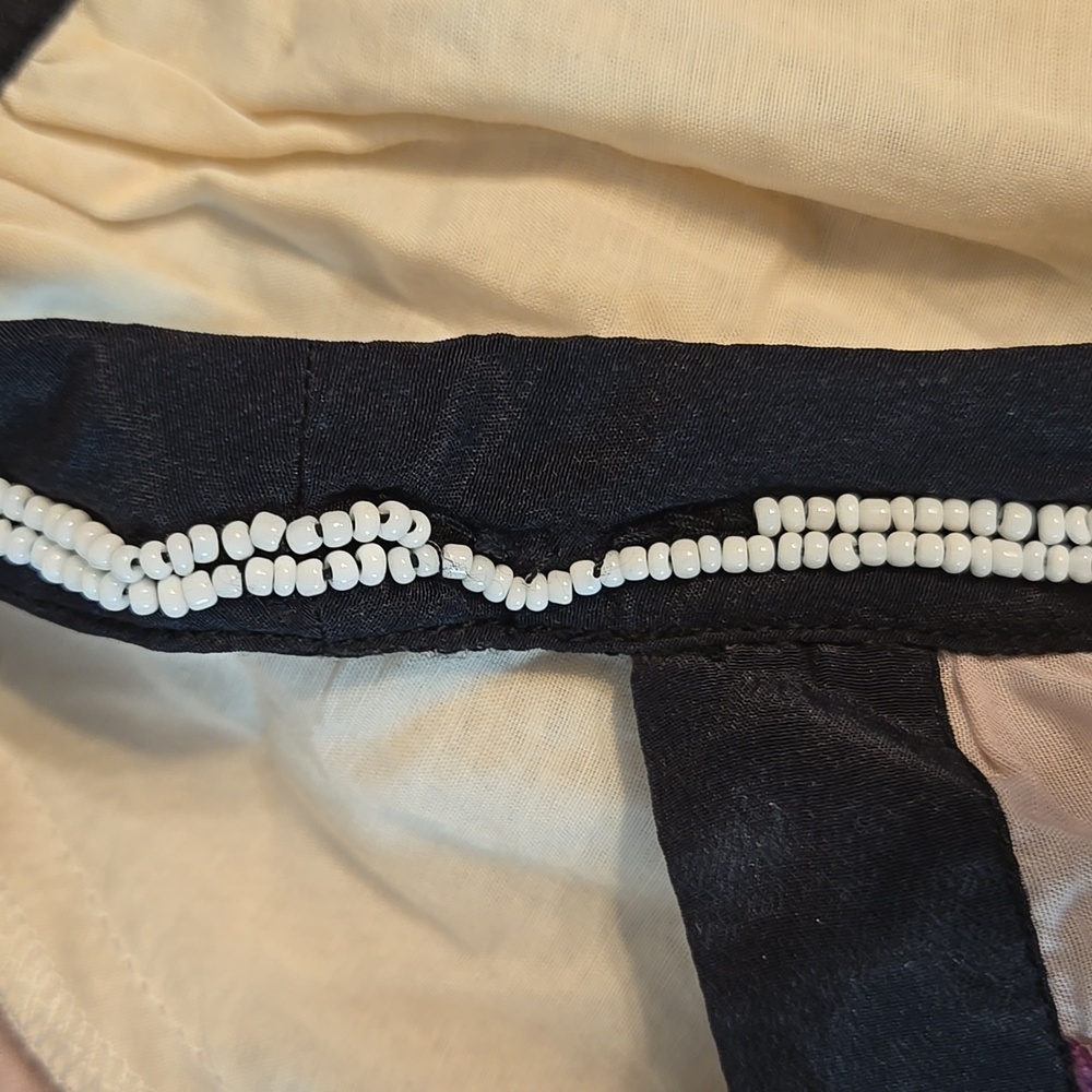 Anthro Leifnotes Brimming Borders Embroidered Bea… - image 5